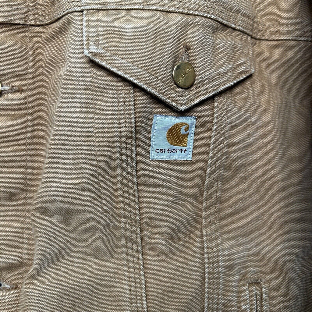 Vintage Carhartt Unlined Trucker Jacket “Tan” J109 BRN