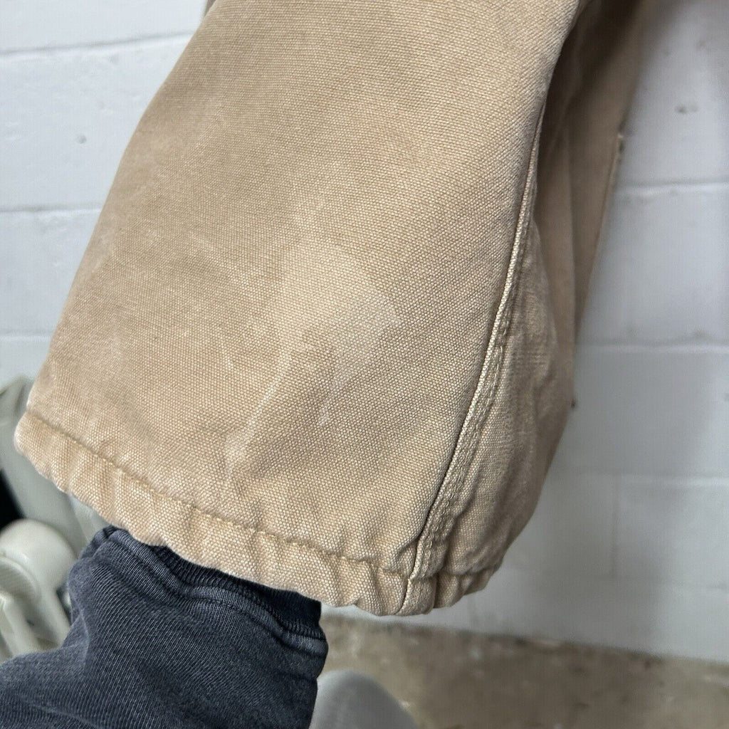 Vintage Carhartt Blanket-Lined Chore Coat “Saddle” C02 SDL