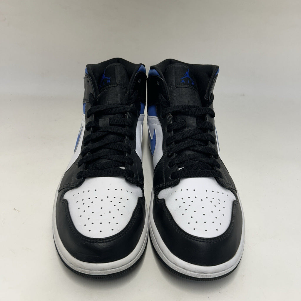 Nike Air Jordan 1 Mid Retro “Racer Blue White Black” 554724-140 Men’s 10.5
