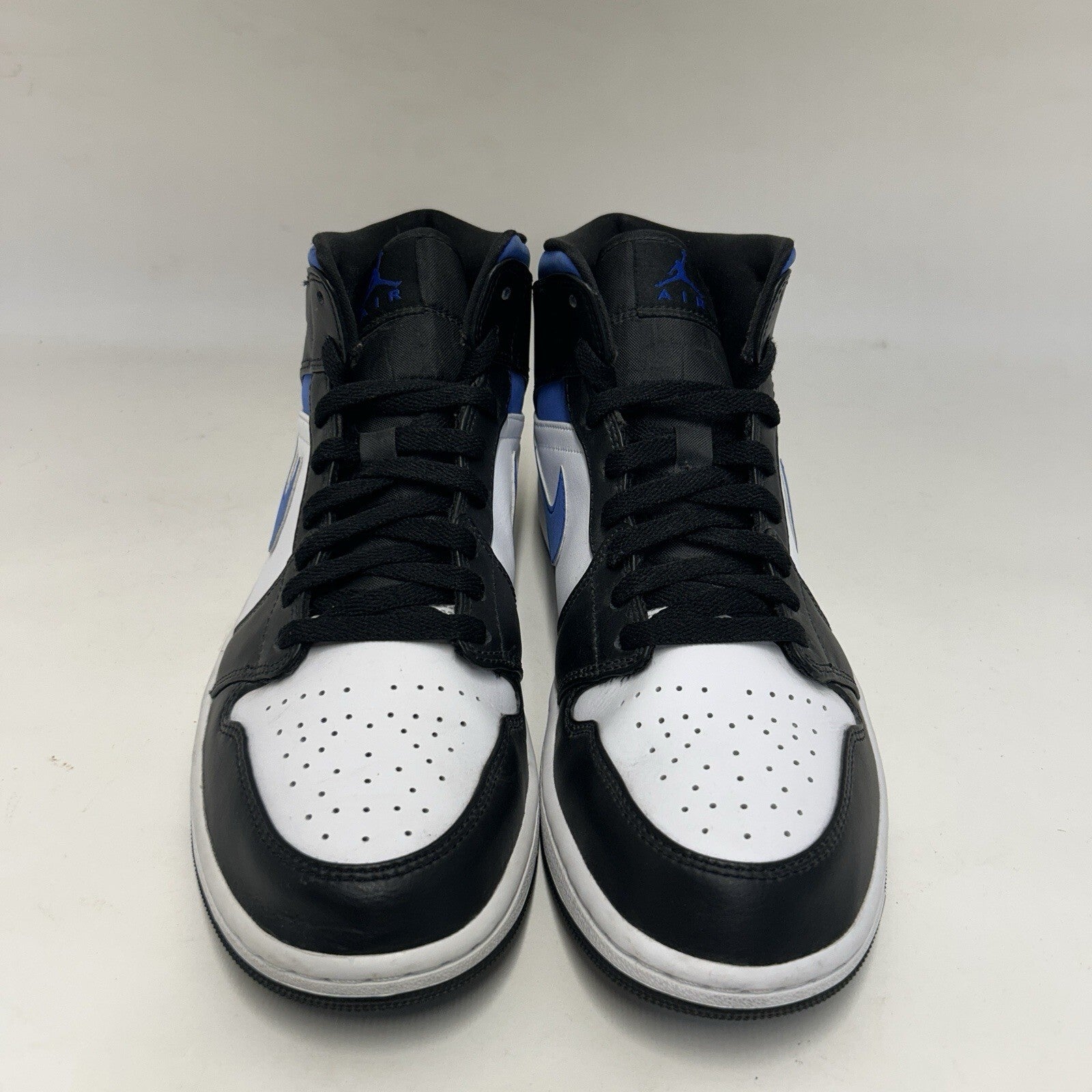 Nike Air Jordan 1 Mid Retro “Racer Blue White Black” 554724-140 Men’s 10.5