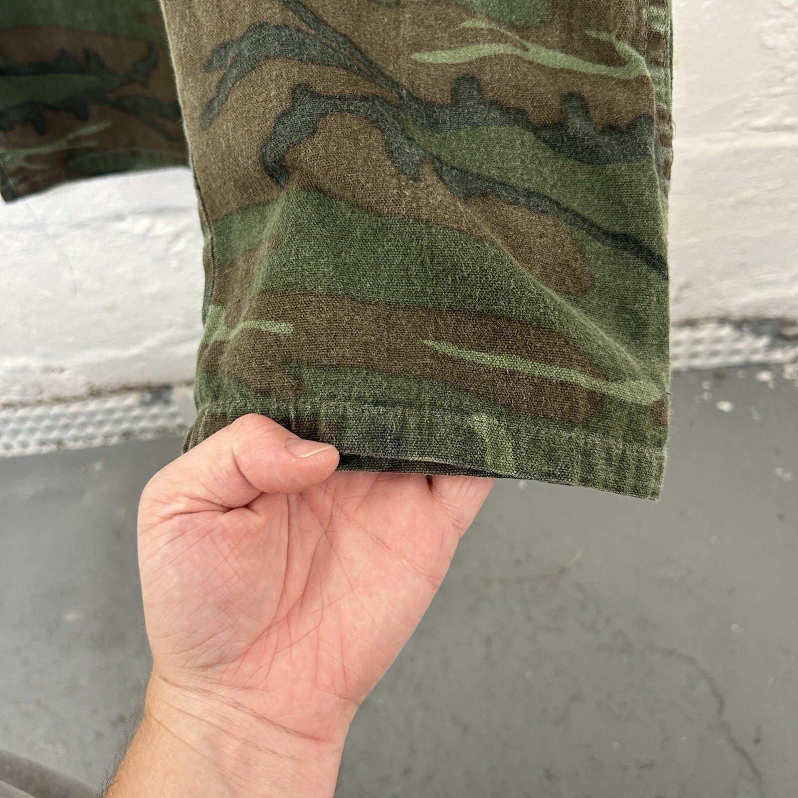 Vintage 70’s K-Mart Woodland Camouflage Hunting/Army Pants Size 36x30