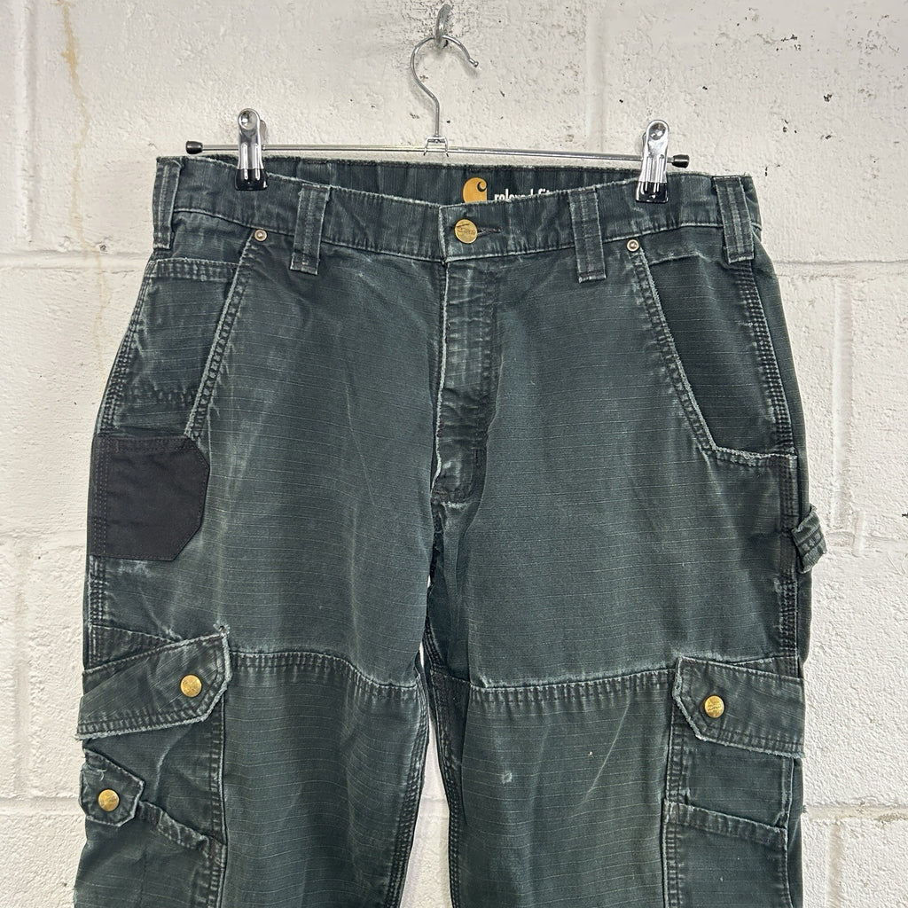 Vintage Carhartt Relaxed Fit Utility Cargo Pants “Black” B342 BLK Men’s 34x28.50