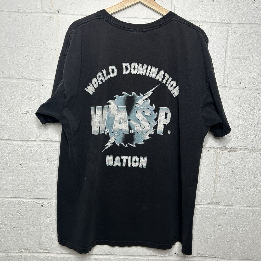 Vintage W.A.S.P. Crimson Idol Jonathan Lives Here 1992 Tour Tee Men’s X-Large
