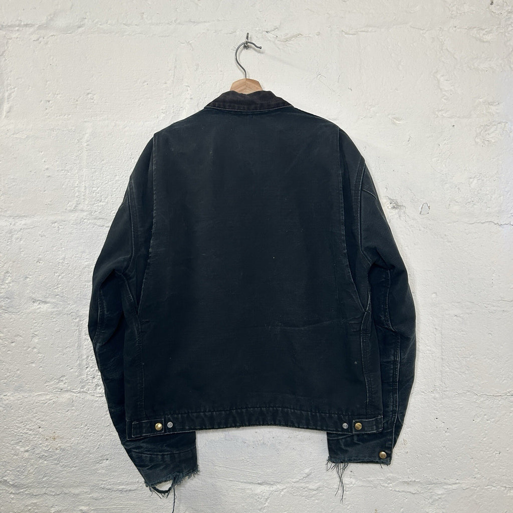 Vintage Faded Carhartt Blanket-Lined Detroit Jacket “Black” J01 BLK Men’s XL