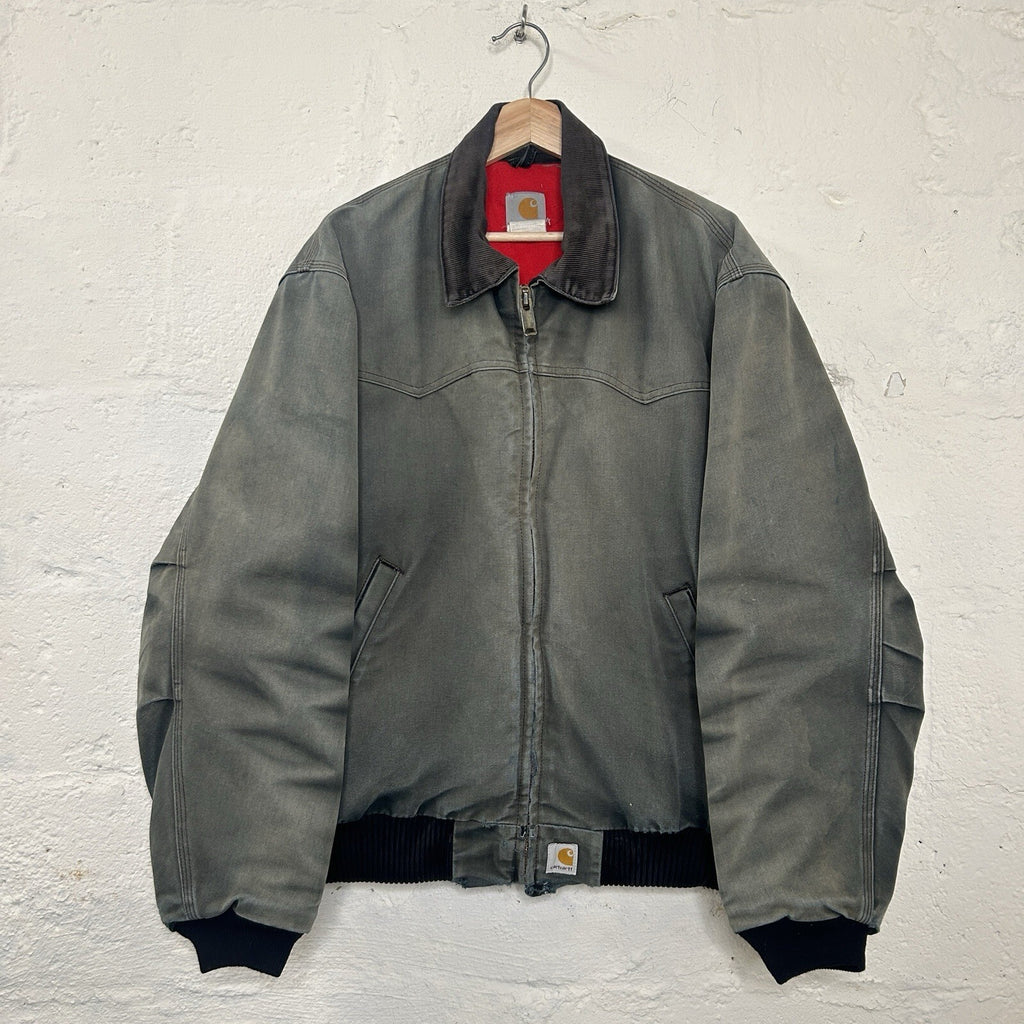 Faded Vintage Carhartt Quilted Sante Fe Jacket “Black” J13 BLK Men’s Large