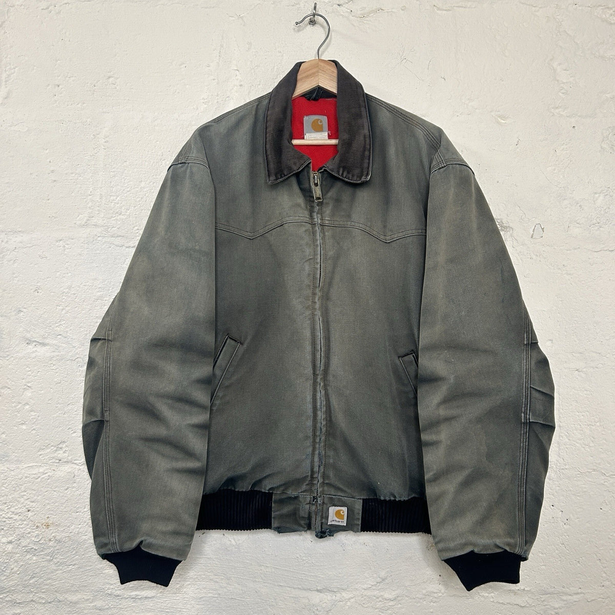 Faded Vintage Carhartt Quilted Sante Fe Jacket “Black” J13 BLK Men’s Large