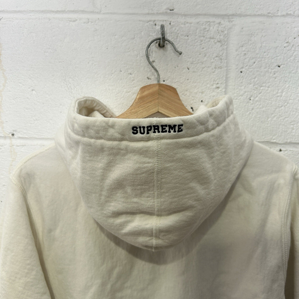 Supreme “They F*ck You Up” Verse Poem Hooded Sweatshirt “White” FW16