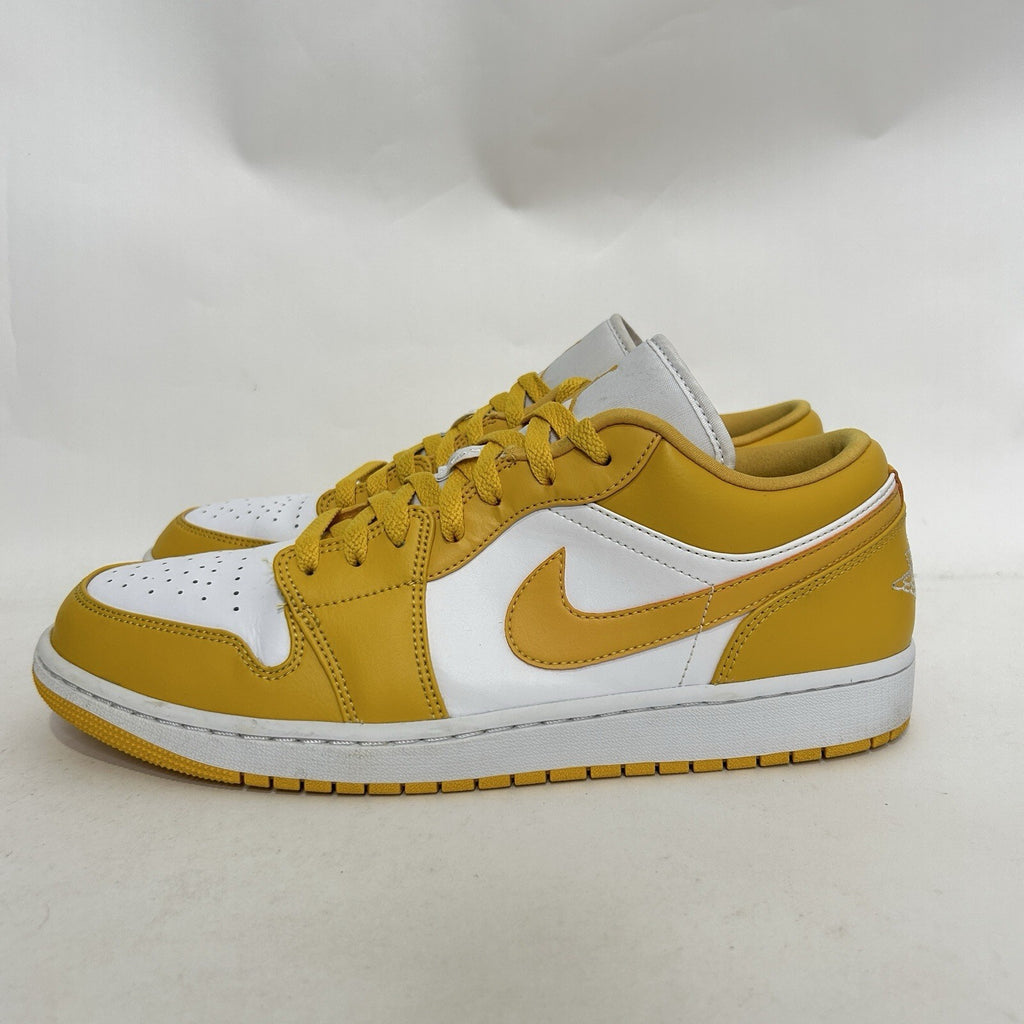 Nike Air Jordan 1 Low “Pollen/Yellow White” Shoes 553558-171 Men's 13 Worn