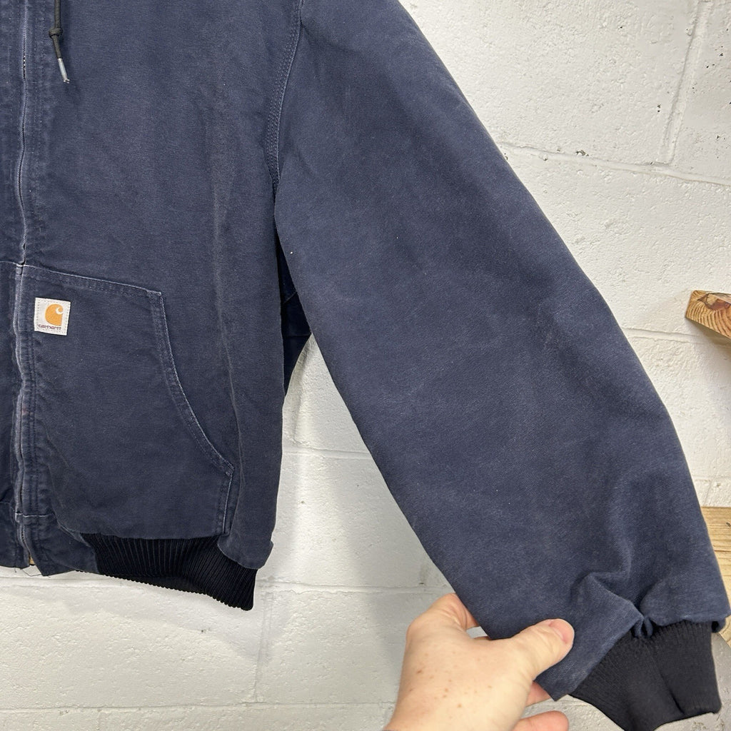 Carhartt Quilted Hooded Active Jacket “Dark Navy” J140 DNY Men’s X-Large