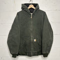 Y2K Carhartt Quilted Active Jacket “Moss Green” WJ130 MOS Men’s XL