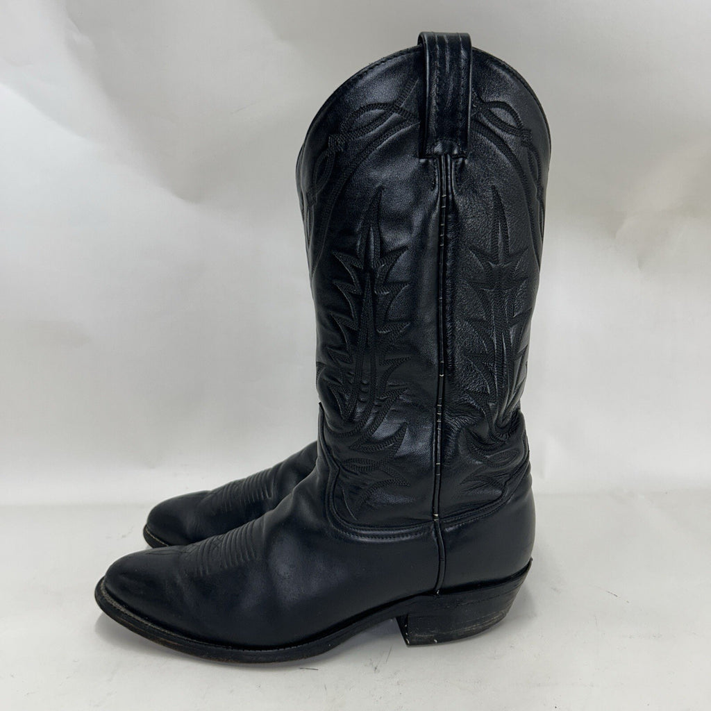 Vintage Tony Lama Style 2993 Western Cowboy Boots “Black” Men’s 9D