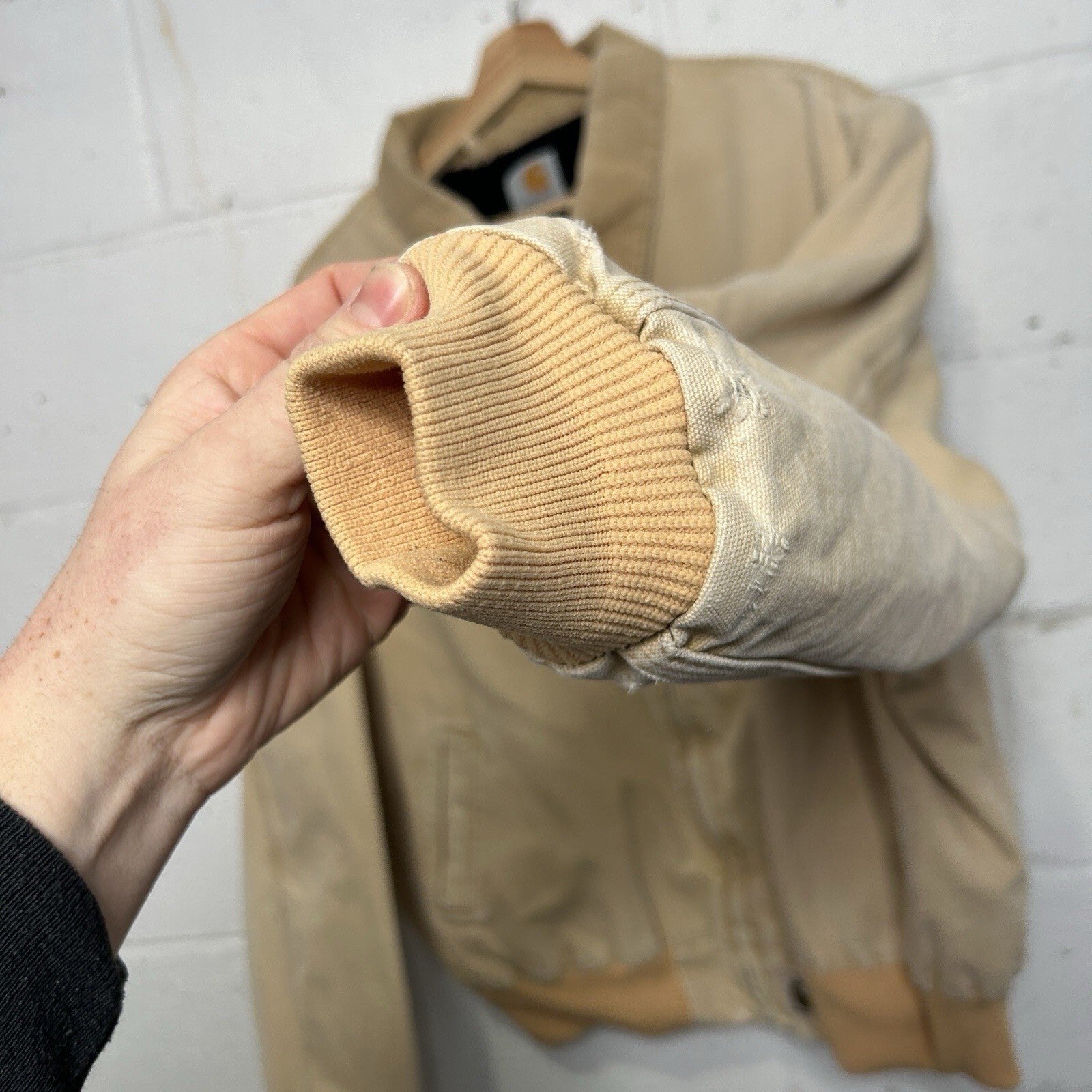 Vintage Carhartt Quilted Santa Fe Jacket “Wheat” J14 WET Men’s X-Large