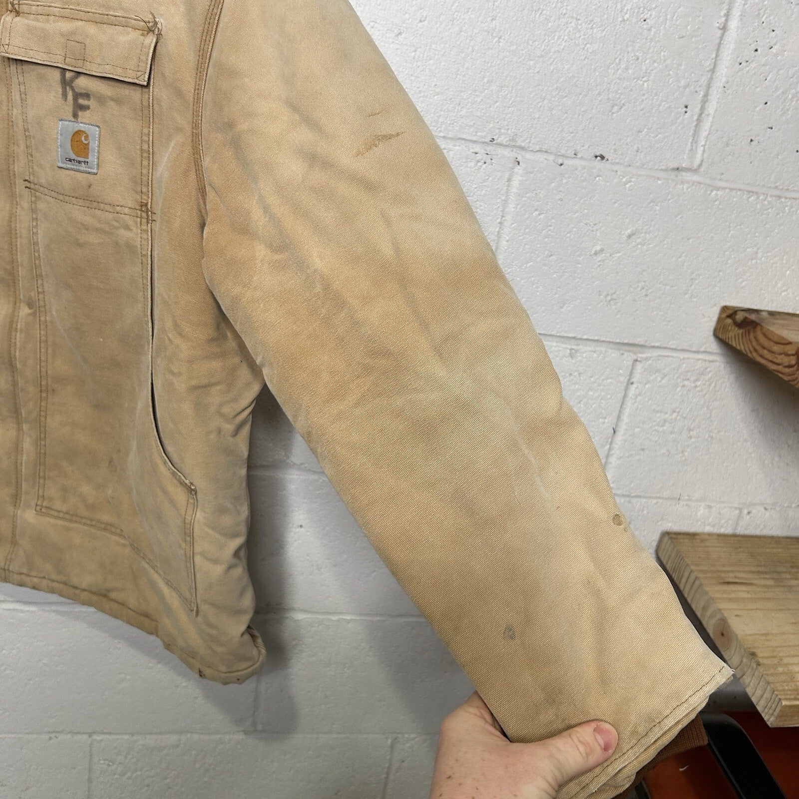 Vintage Carhartt Quilted Artic Jacket “Brown” CQ186 Men’s X-Large