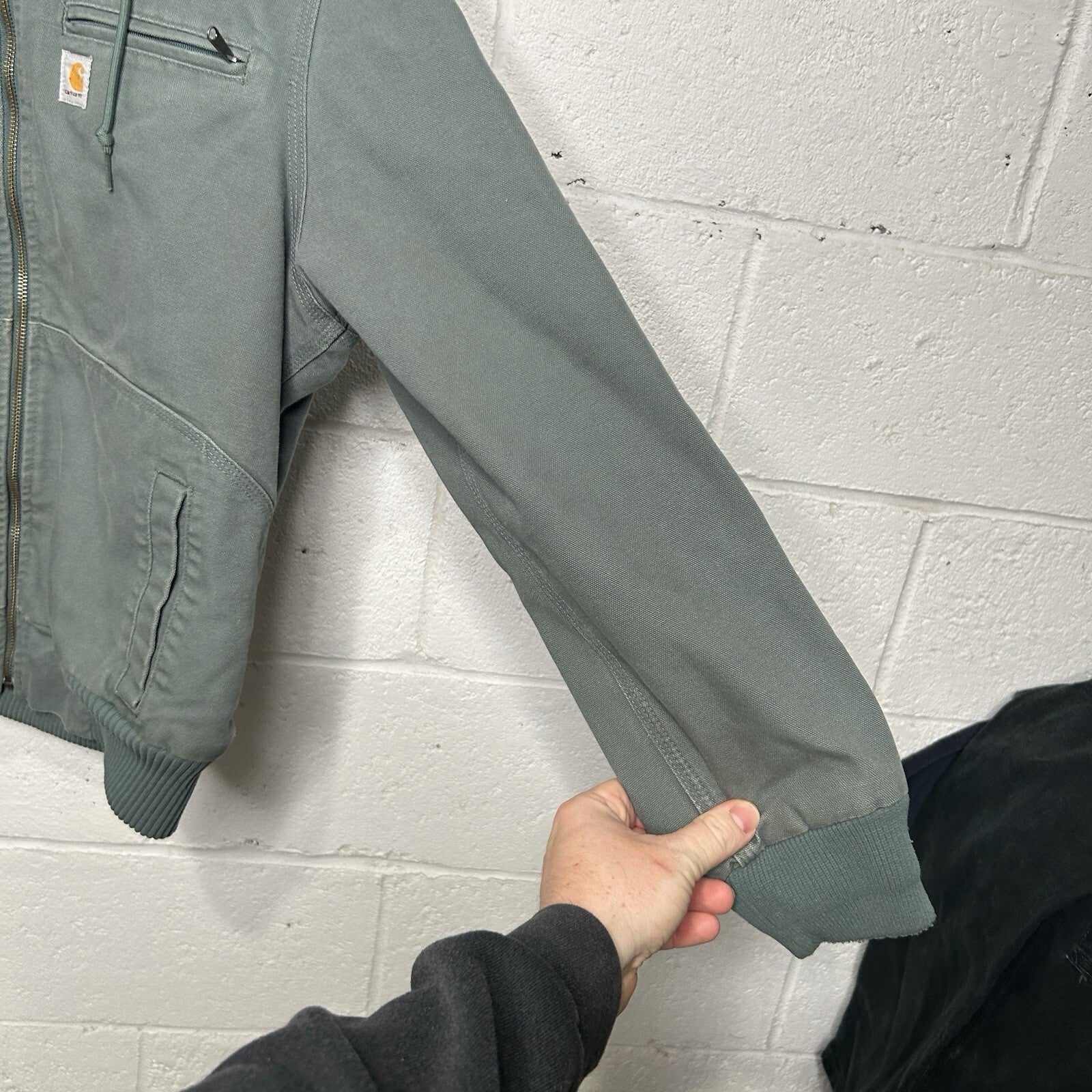 Carhartt Sherpa-Lined Wildwood Jacket “Balsam Green” 100815 G02 Women’s Large