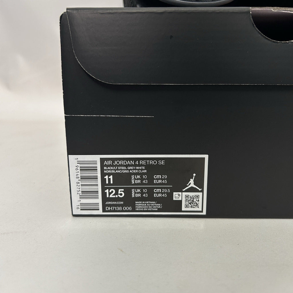 Nike Air Jordan 4 Retro SE “Black Canvas”