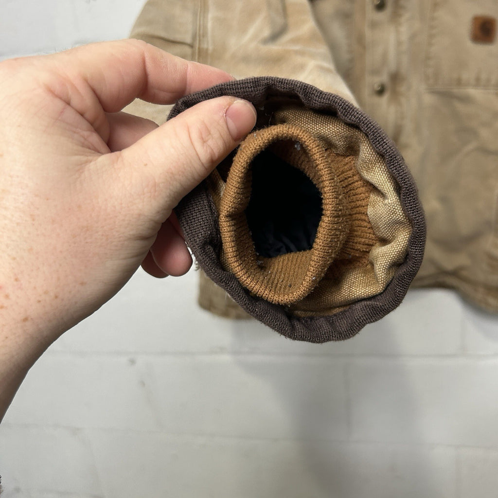 Carhartt Quilted Canvas Tractor Jacket “Brown” 103194-211 Men’s Large