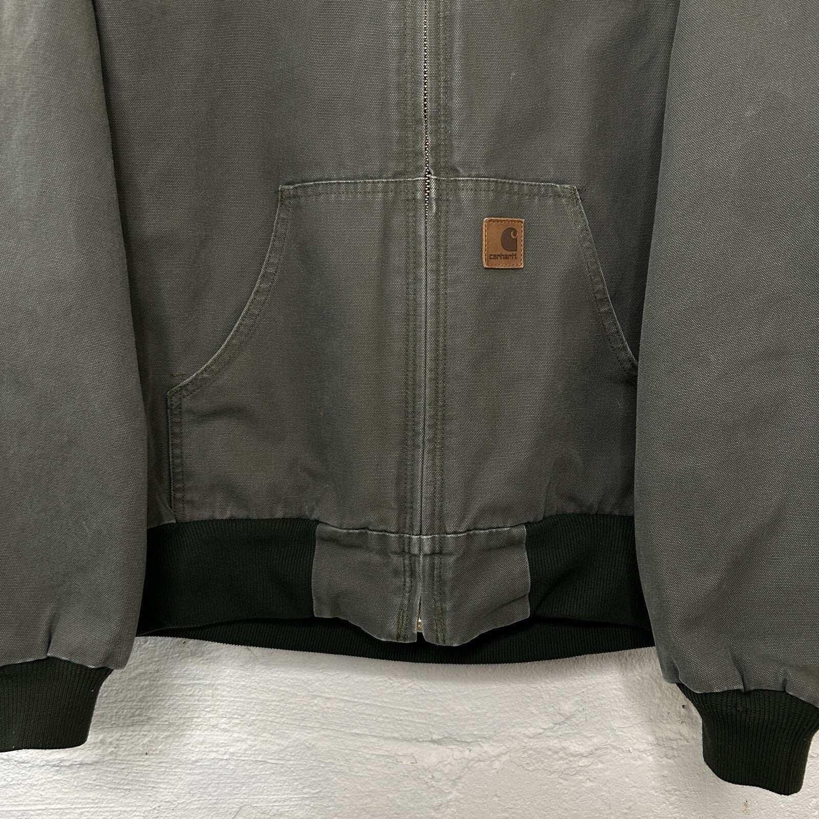 Vintage Carhartt Quilted Hooded Active Jacket “Moss Green” J280 MOS Men’s Medium