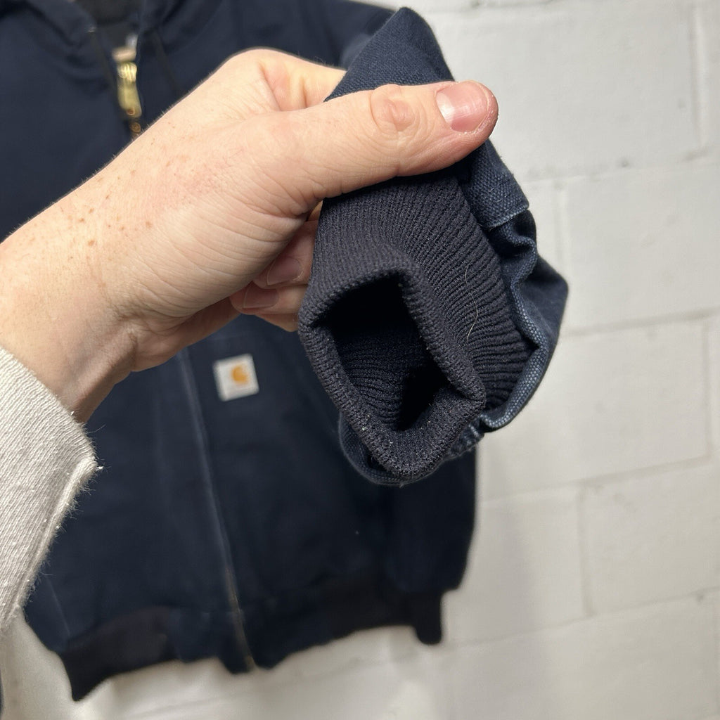 Carhartt Quilted Hooded Active Jacket “Dark Navy” J140 DNY Men’s Large