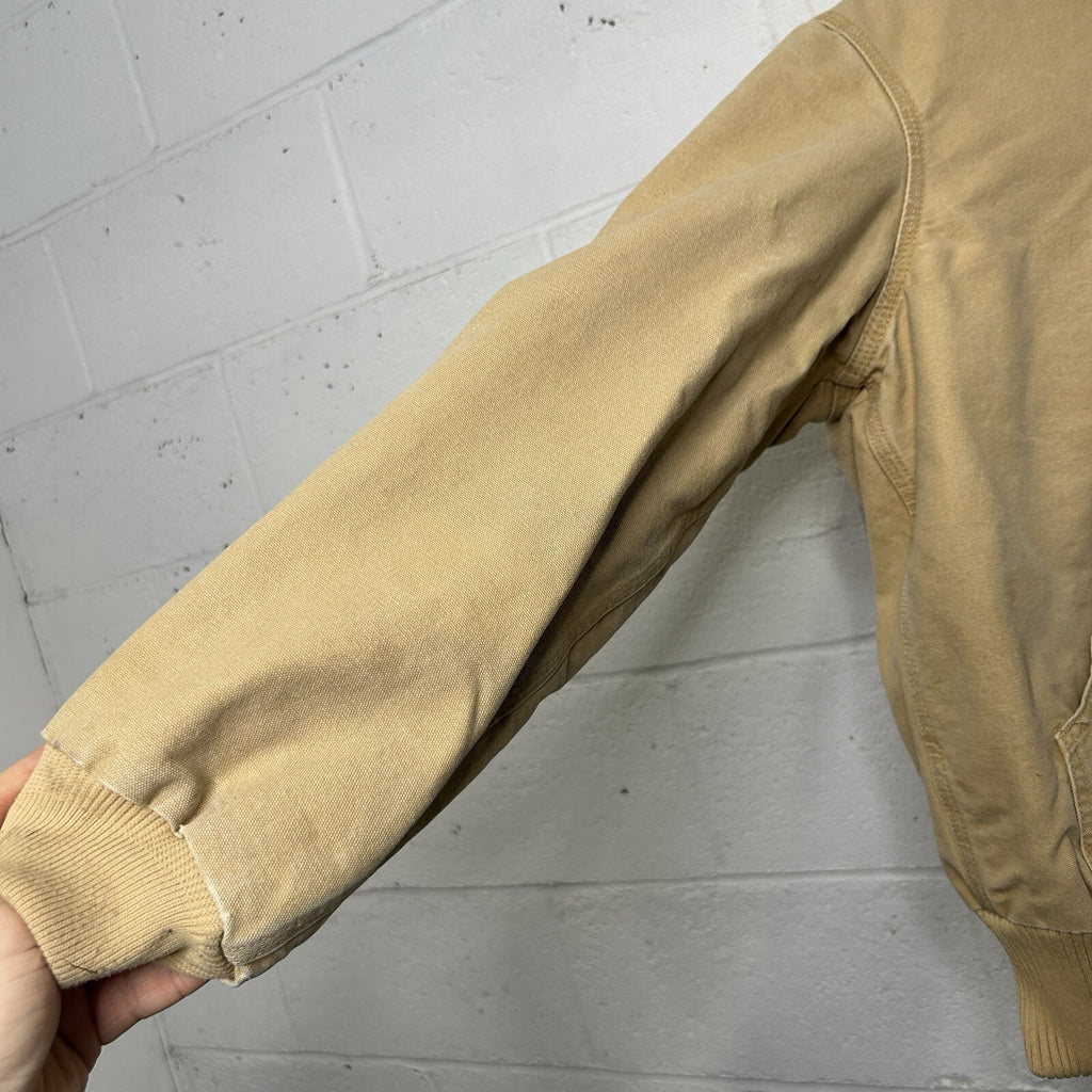 Vintage Carhartt Quilted Hooded Active Jacket “Wheat” J130 WET Men’s Small