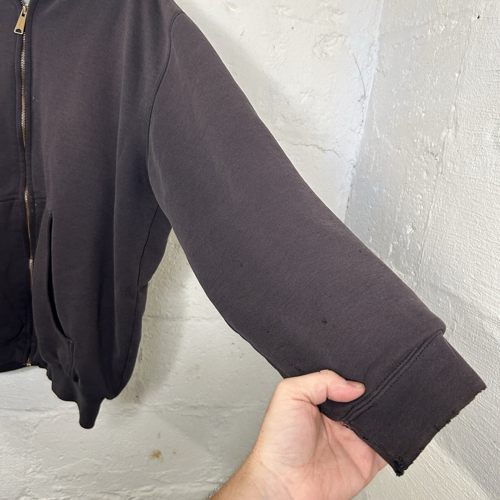 Vintage Faded Carhartt Thermal-Lined Hooded Zip-Up Jacket “Black” J149 Men’s LRG
