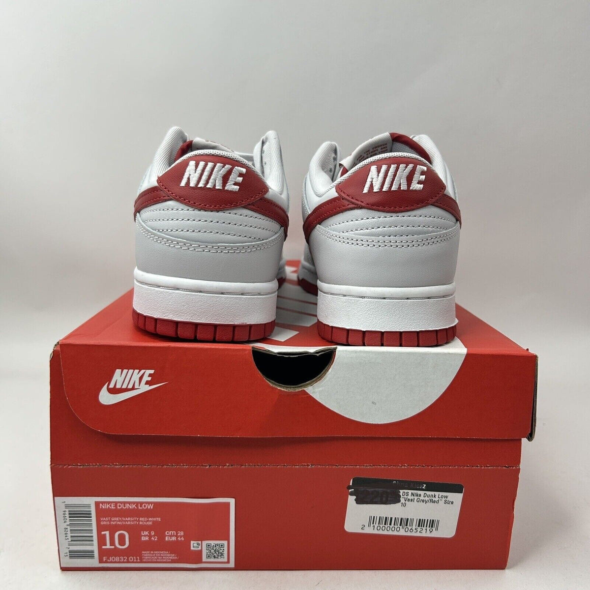 Nike Shoes Dunk Low “Vast Grey Varsity Red” 2023