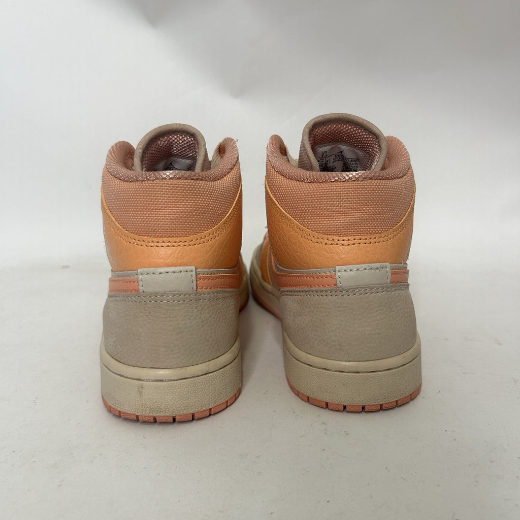 Nike Air Jordan 1 Retro Mid WMNS “Apricot Orange” DH4270-800 Women’s 7.5 Worn