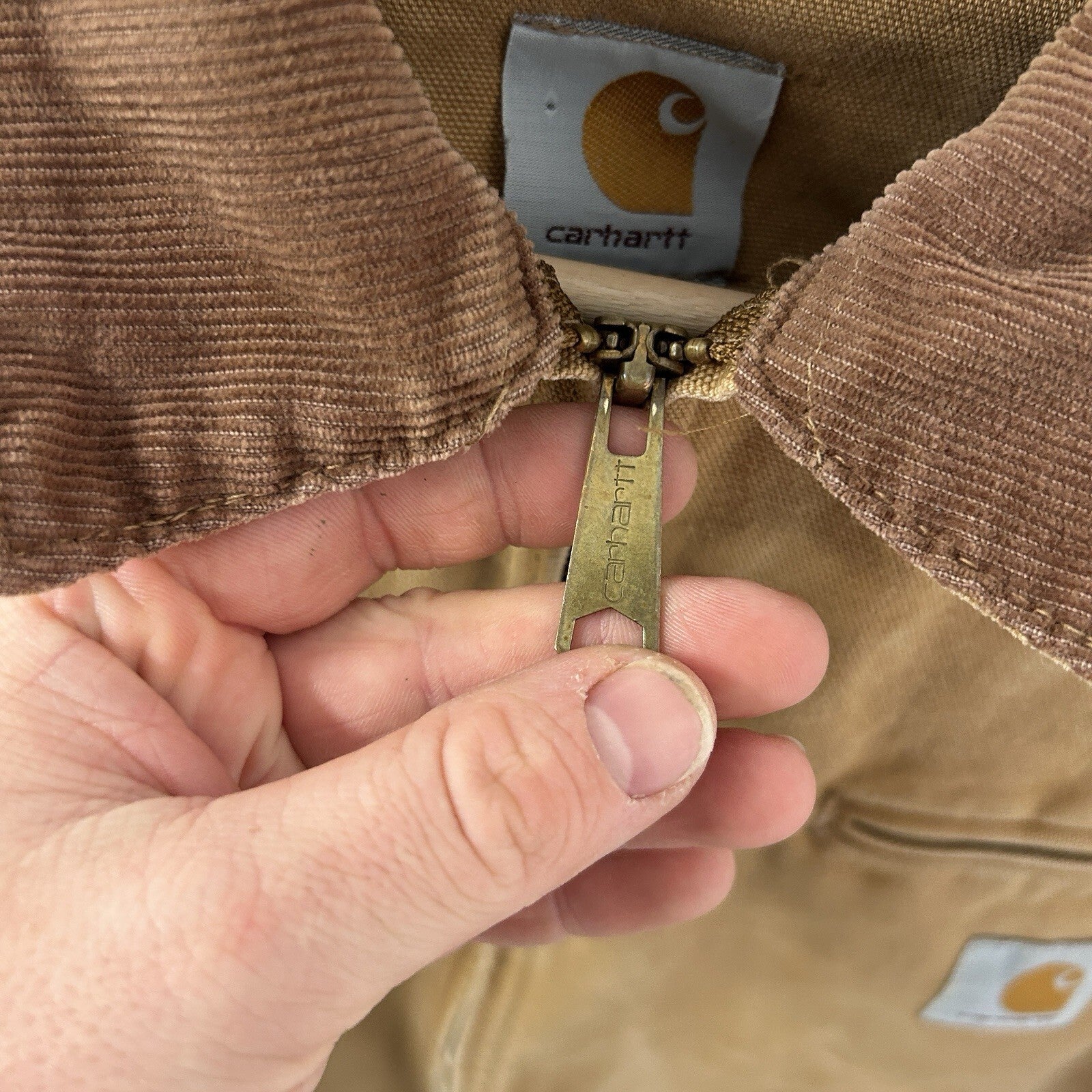 Vintage Carhartt Unlined Detroit Jacket “Brown” JU1216 J01 J97 BRN Men’s Medium