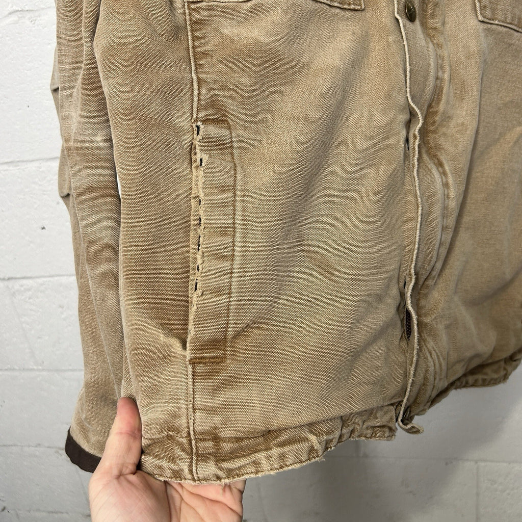 Carhartt Quilted Canvas Tractor Jacket “Brown” 103194-211 Men’s Large