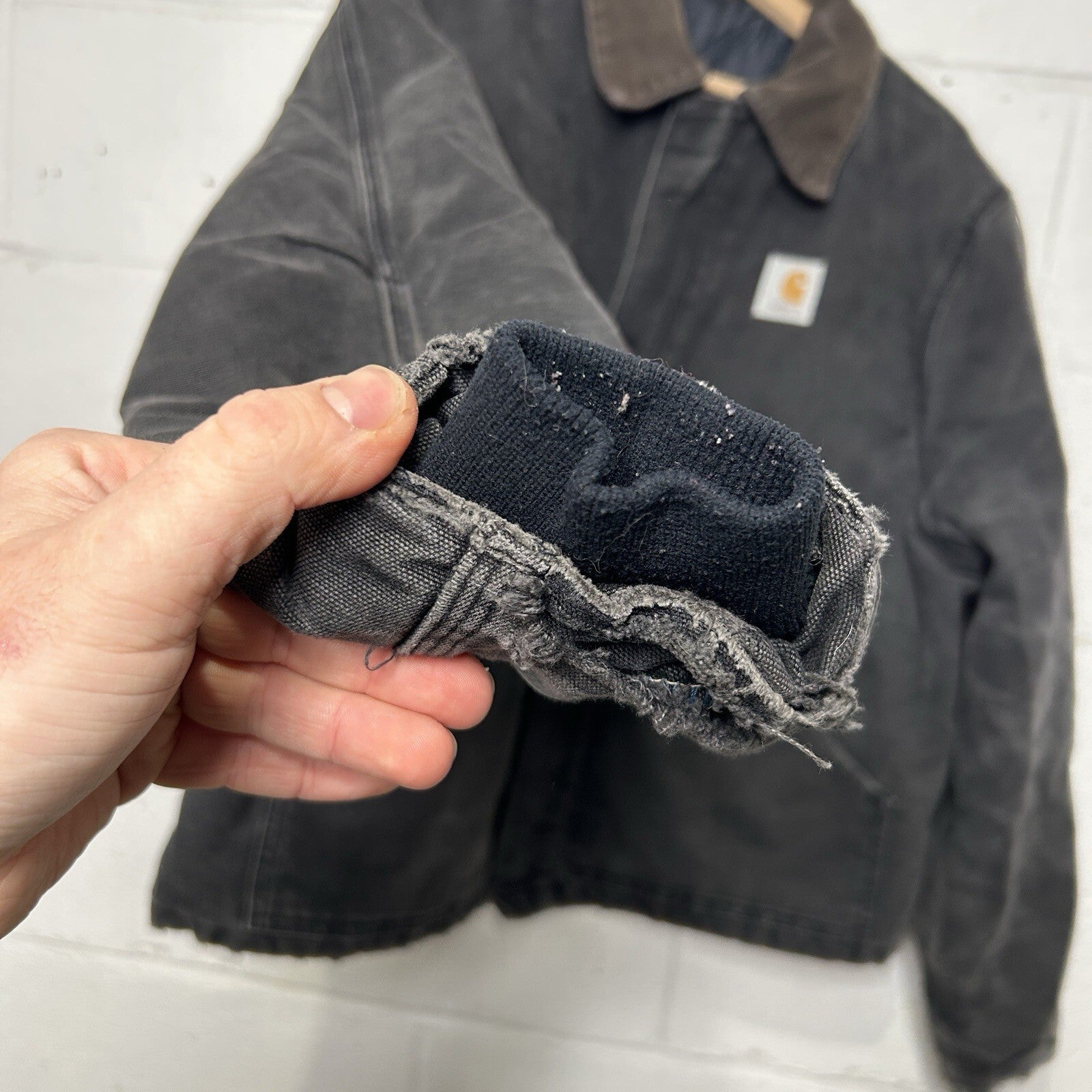 Vintage Carhartt Quilted Artic Jacket “Black” JQ185/J02 BLK Men’s X-Large