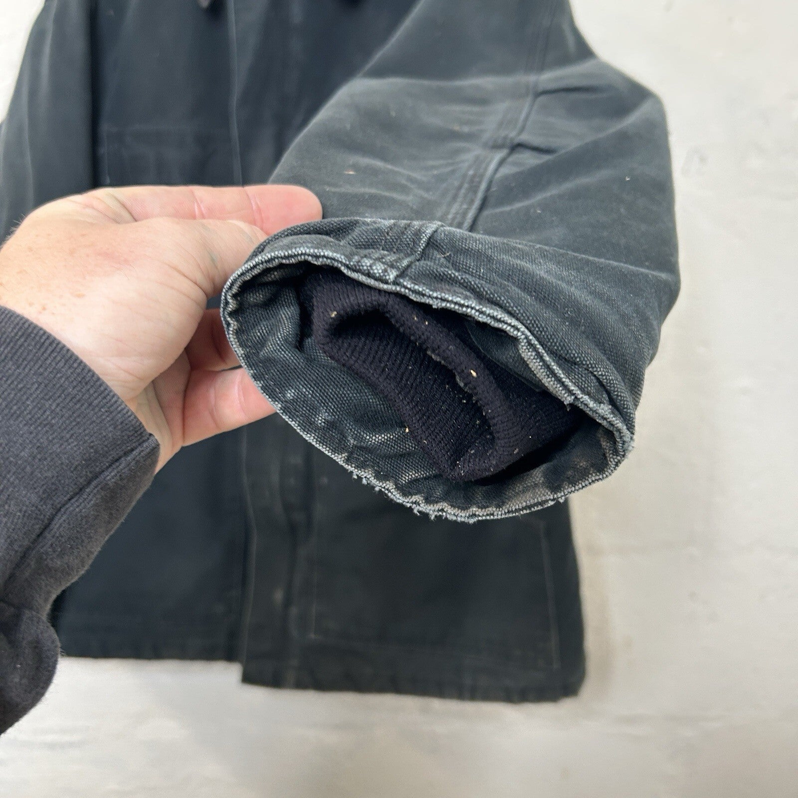 Vintage Carhartt Quilted Artic Jacket “Black” C03 BLK Men’s 42/Large Worn