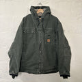 Y2K Carhartt Sandstone Hooded Multi-Pocket Jacket “Moss” J284 MOS Men’s X-Large