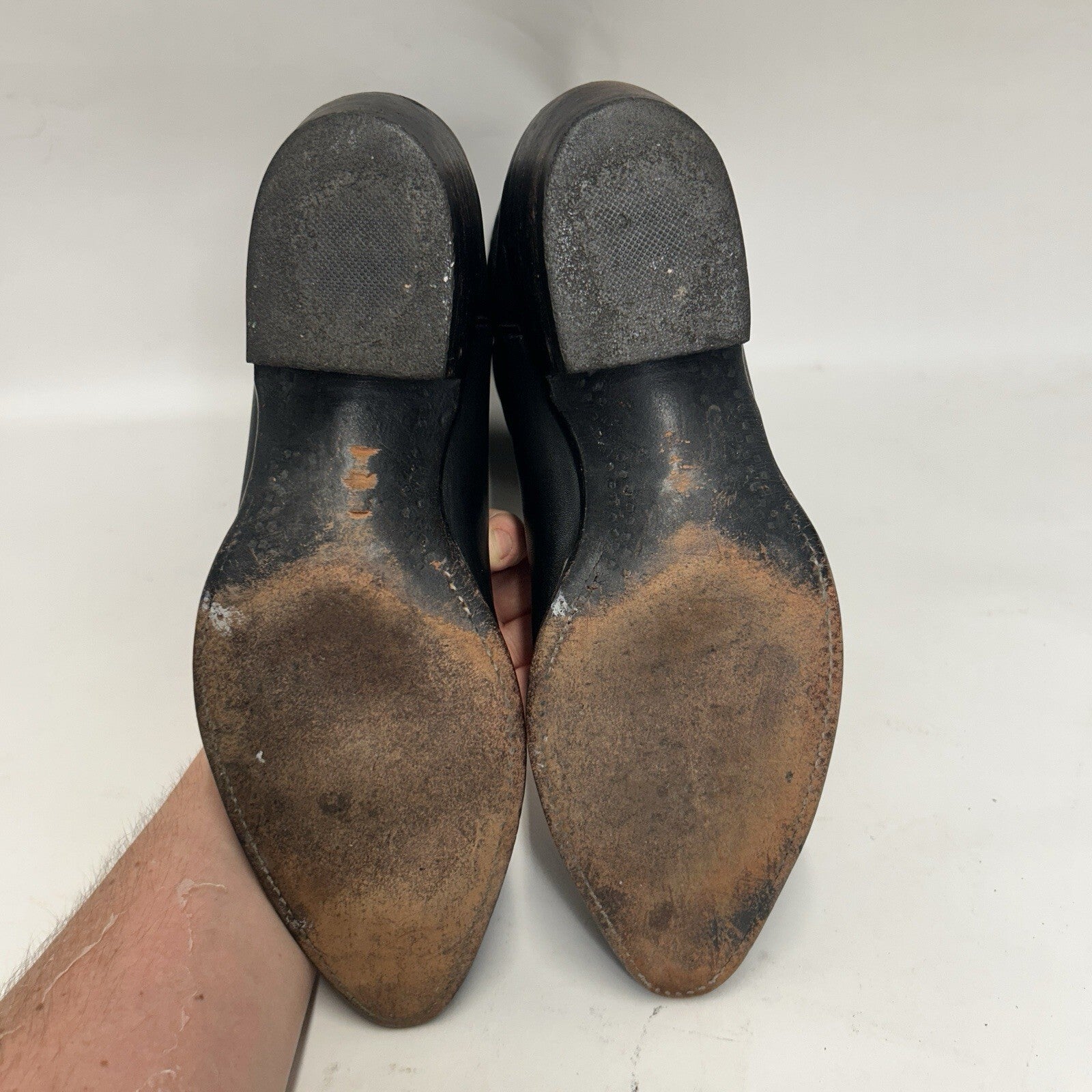 Lucchese Handmade Classics Goatskin Vines Cowboy Boots “Black” L1309 Men’s 8.5D