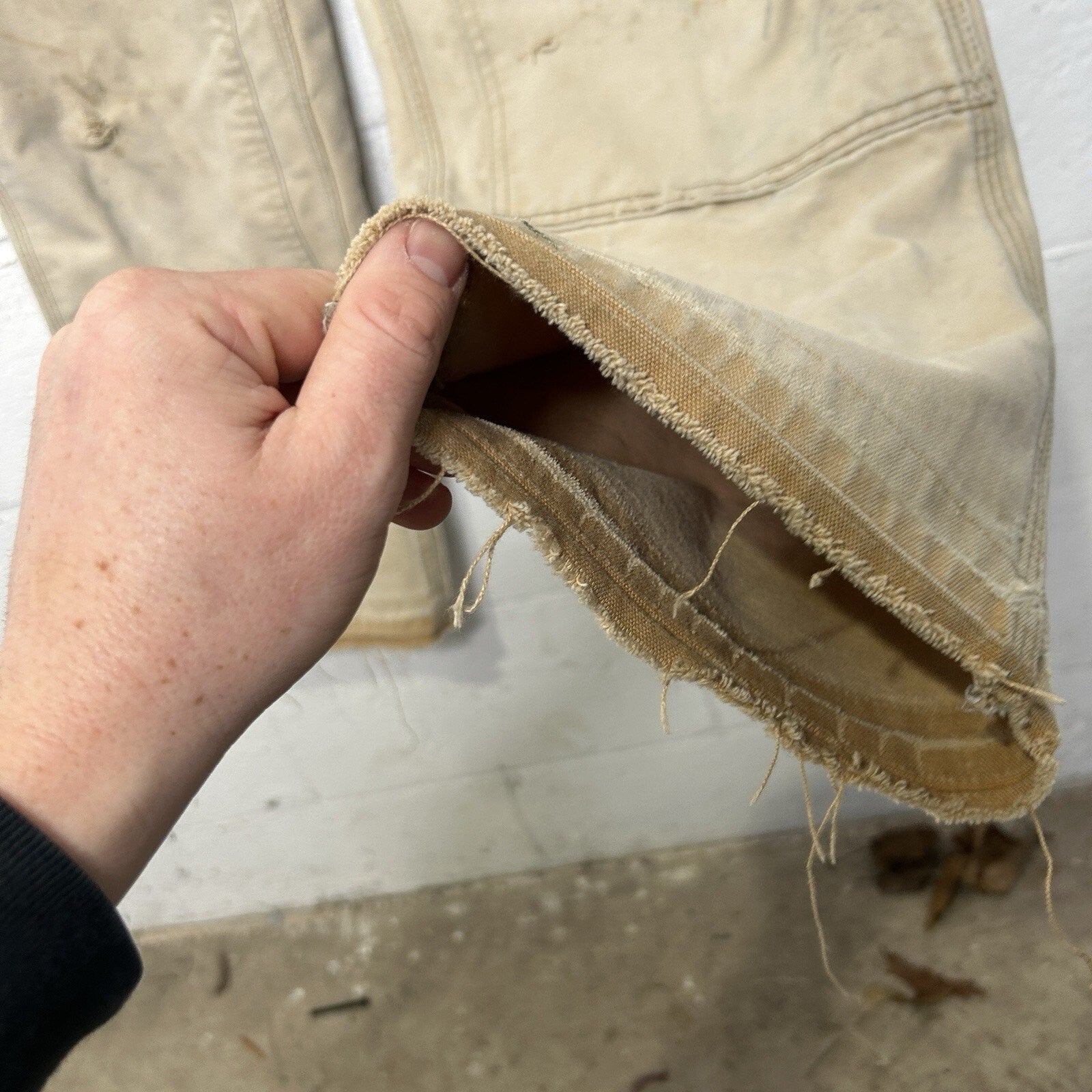 Vintage Carhartt Canvas DoubleKnee Pants “Brown” B01