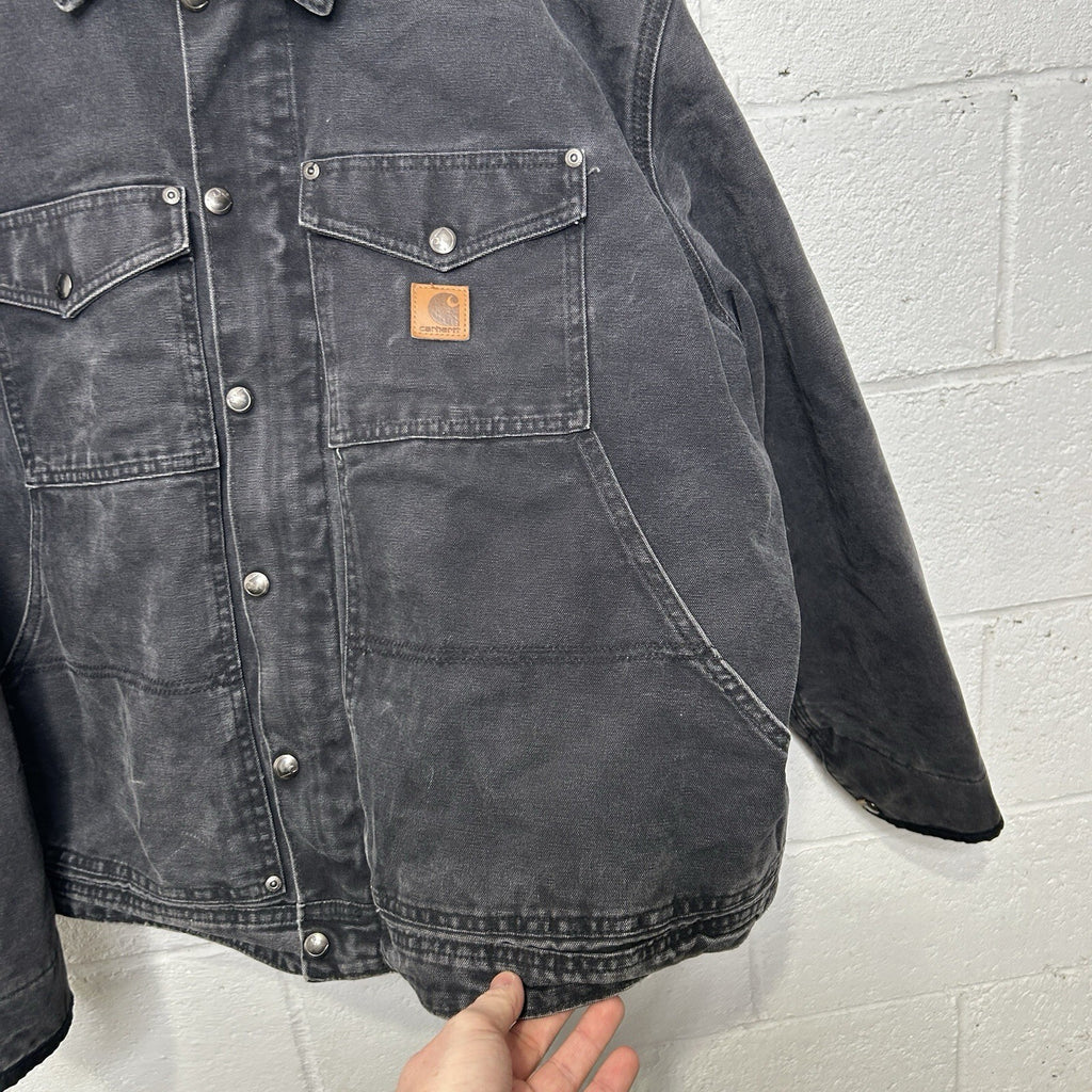 Carhartt Berwick Fleece-Lined Jacket “Black” 101230-001 Men’s 2XL