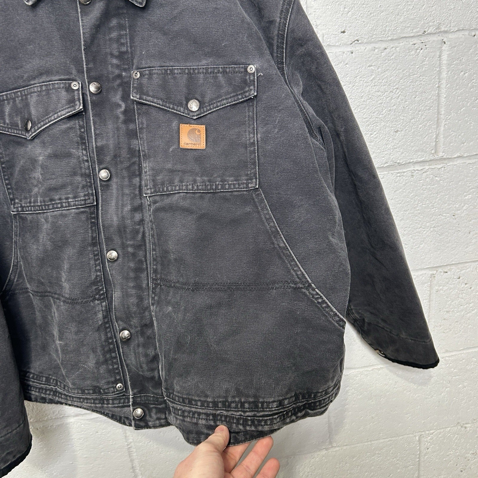 Carhartt Berwick Fleece-Lined Jacket “Black” 101230-001 Men’s 2XL