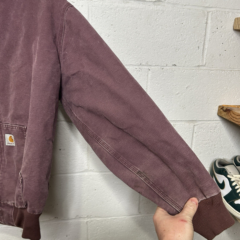 Vintage Carhartt Quilted Active Jacket “Deep Plum” WJ130 DPM Women’s Large