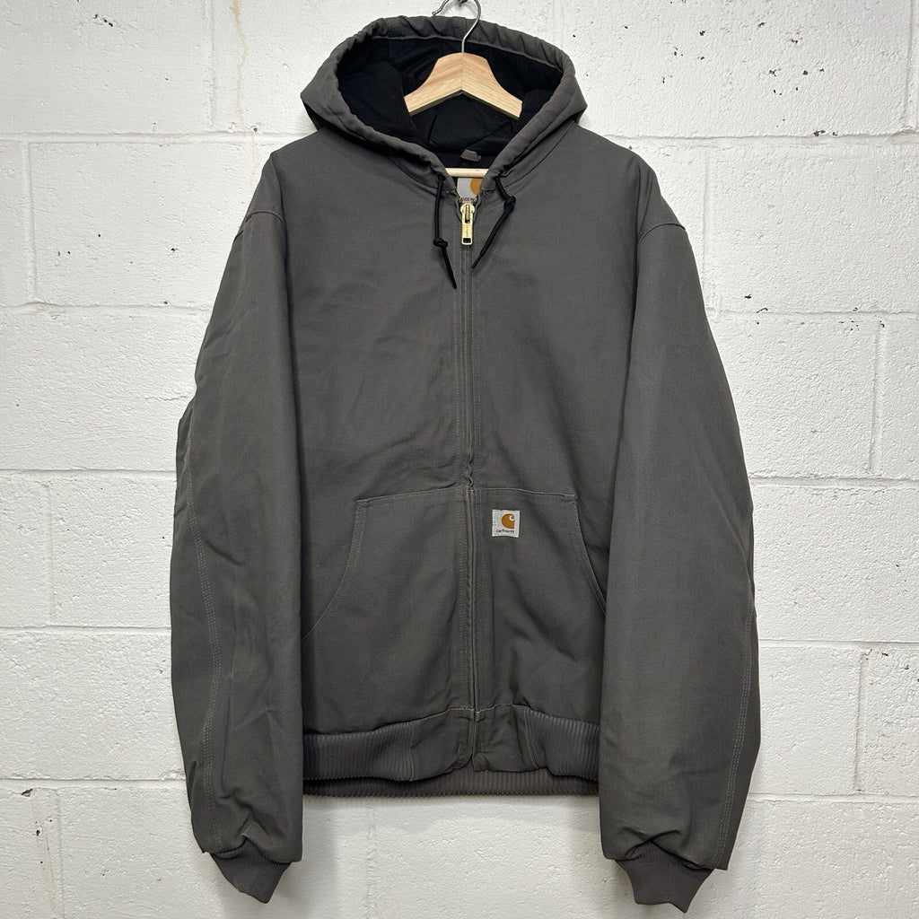Carhartt Quilted Hooded Active Jacket “Gravel/Grey” J140-GVL Men’s Large