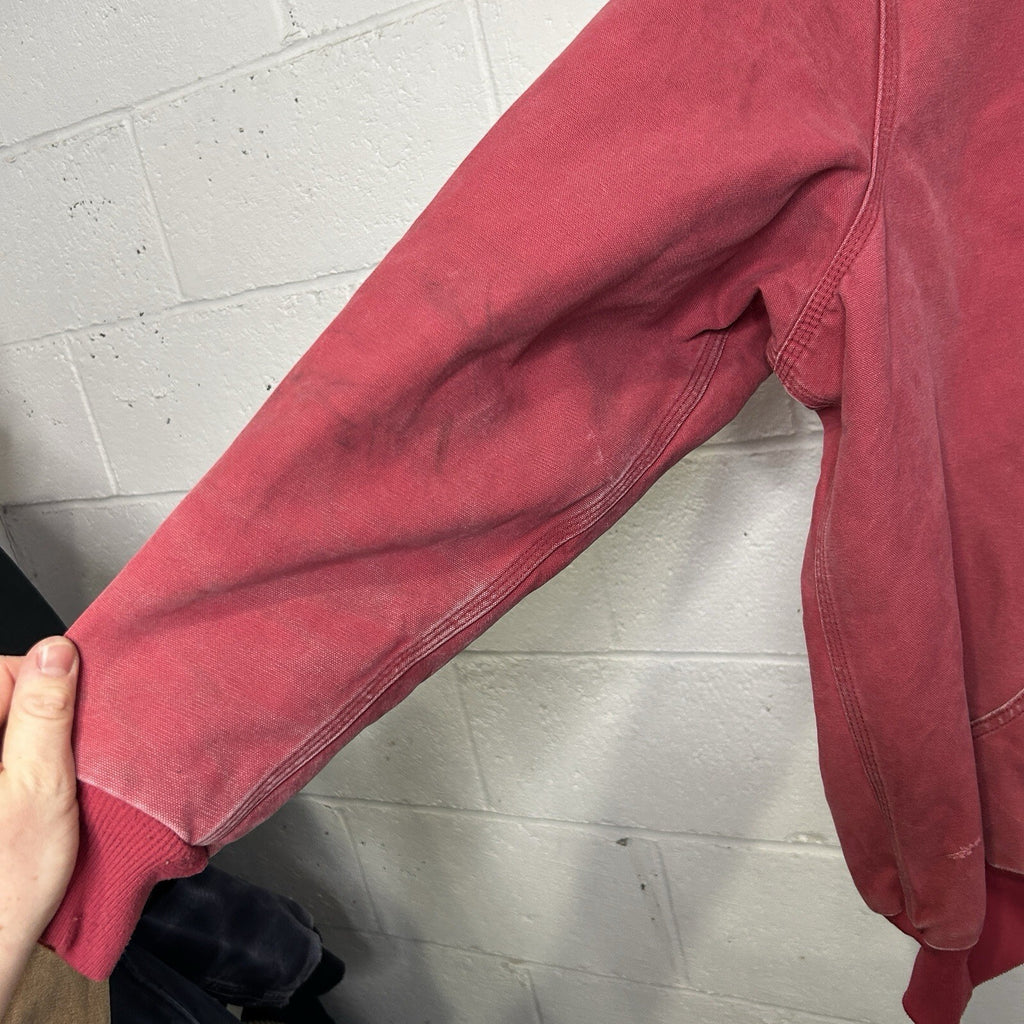 Y2K Carhartt Quilted Hooded Jacket “Crabapple Pink” WJ130 624 Women’s 2XL