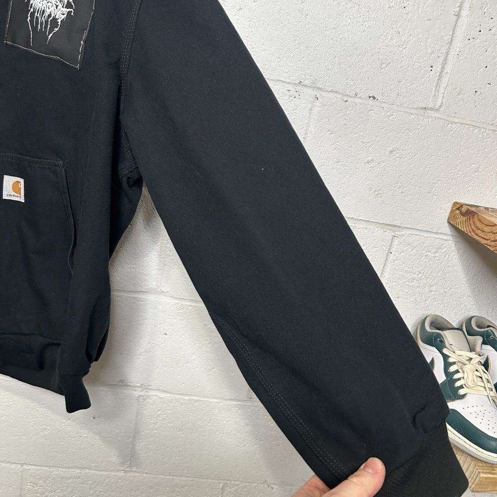 Y2K Carhartt Thermal-Lined Hooded Active Jacket “Black” J131 BLK Dark Throne
