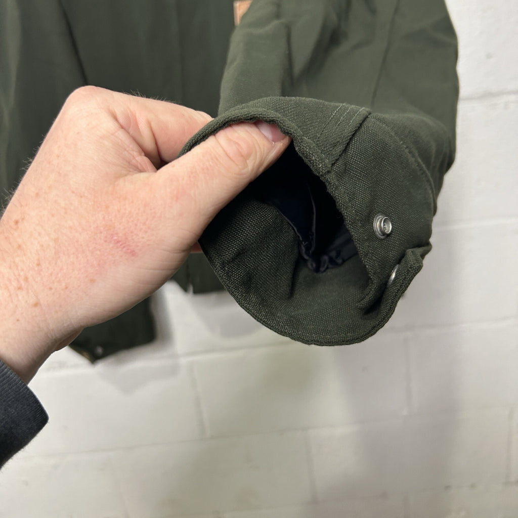 Vintage Carhartt Blanket-Lined Detroit Jacket “Olive Green” J129 OLV Men’s XL