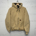 Vintage Carhartt Quilted Hooded Active Jacket “Wheat” J130 WET Men’s Small