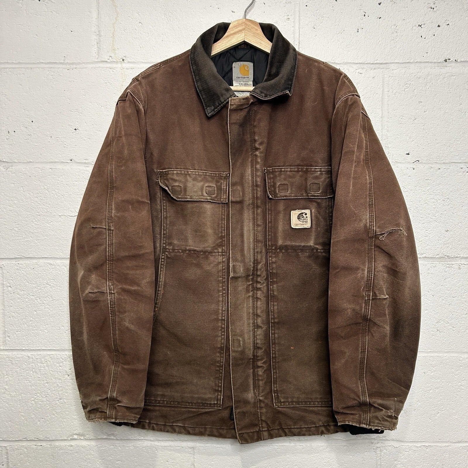 Vintage Carhartt Quilted Artic Jacket “Dark Brown” C26 DKB Men’s Medium
