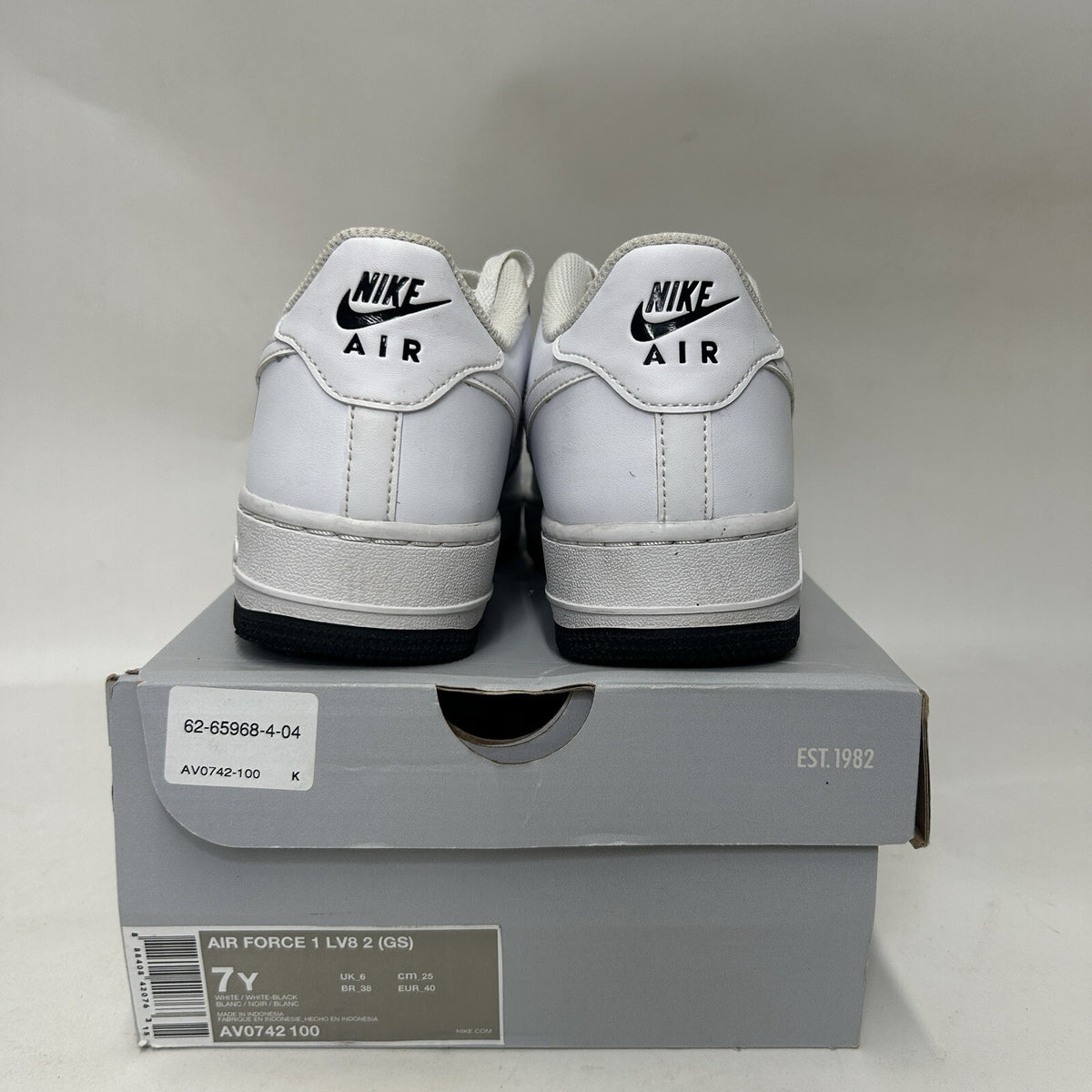 Nike Air Force 1 Low GS Have A Nike Day “White” AV0742-100 7Y/Women’s 8.5 Worn