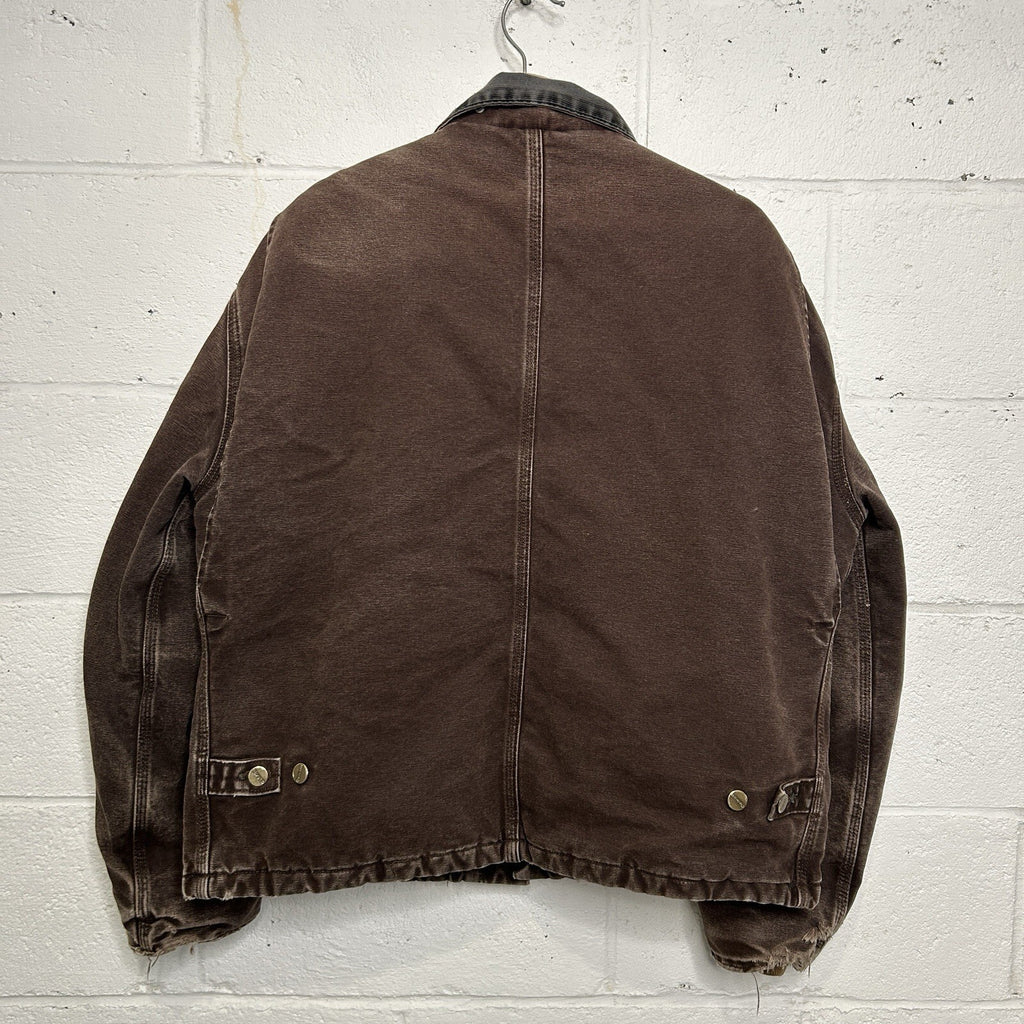 Vintage Carhartt Quilted Traditional Jacket “Dark Brown” J22 DKB Men’s Large