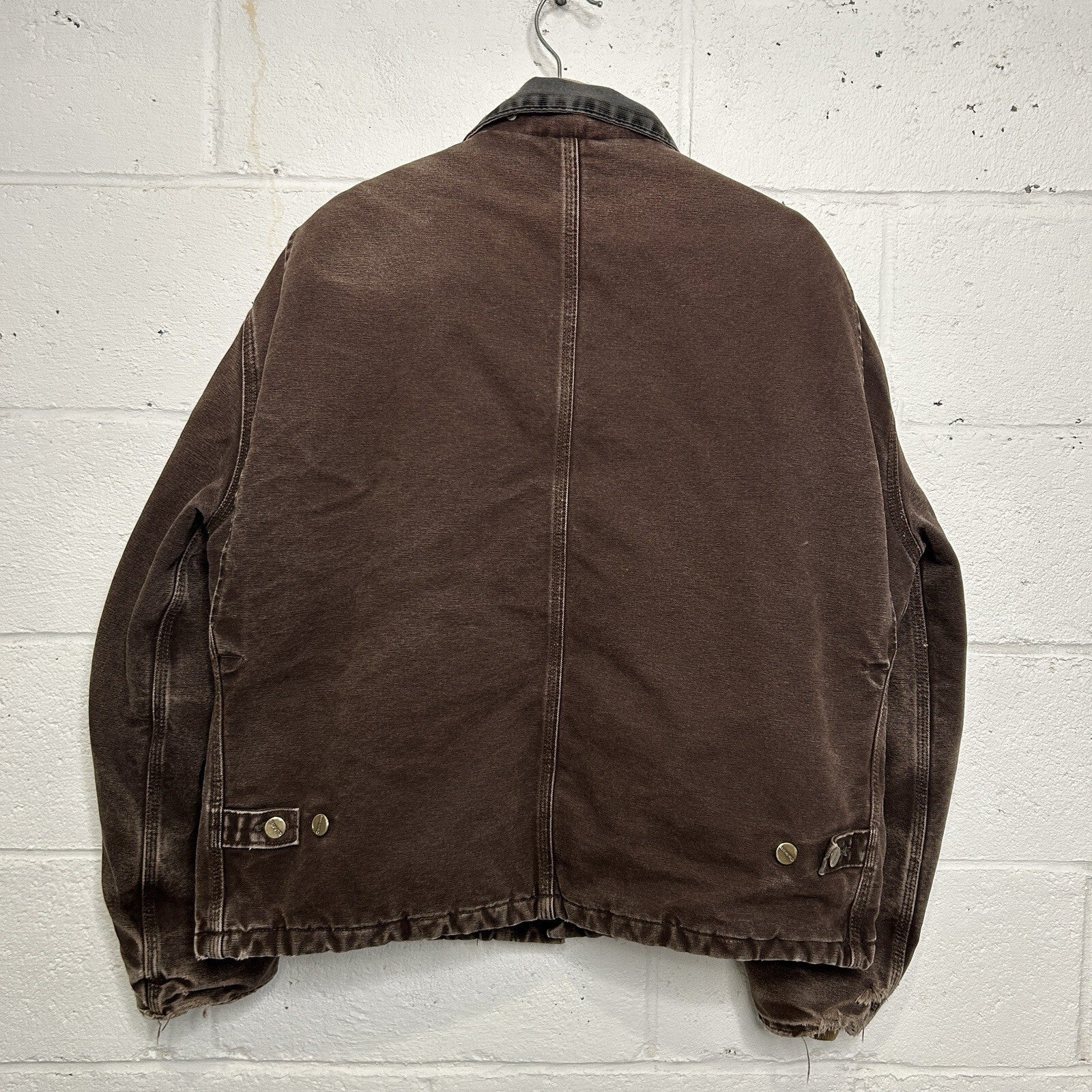 Vintage Carhartt Quilted Traditional Jacket “Dark Brown” J22 DKB Men’s Large