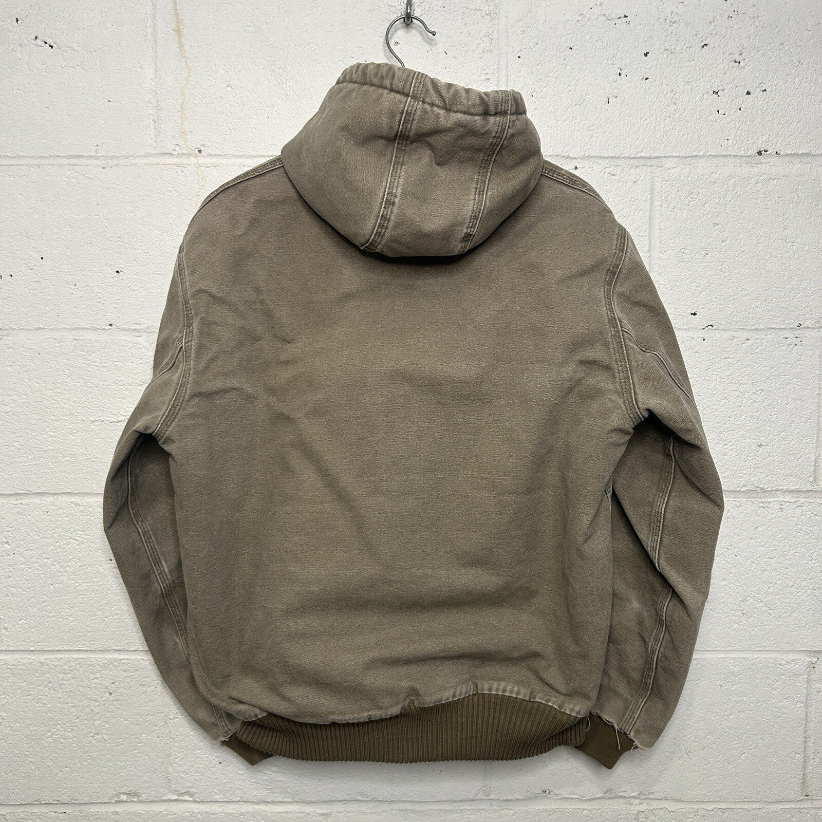 Carhartt Sandstone Quilted Hooded Active Jacket “Desert” J130 DES Men’s Medium
