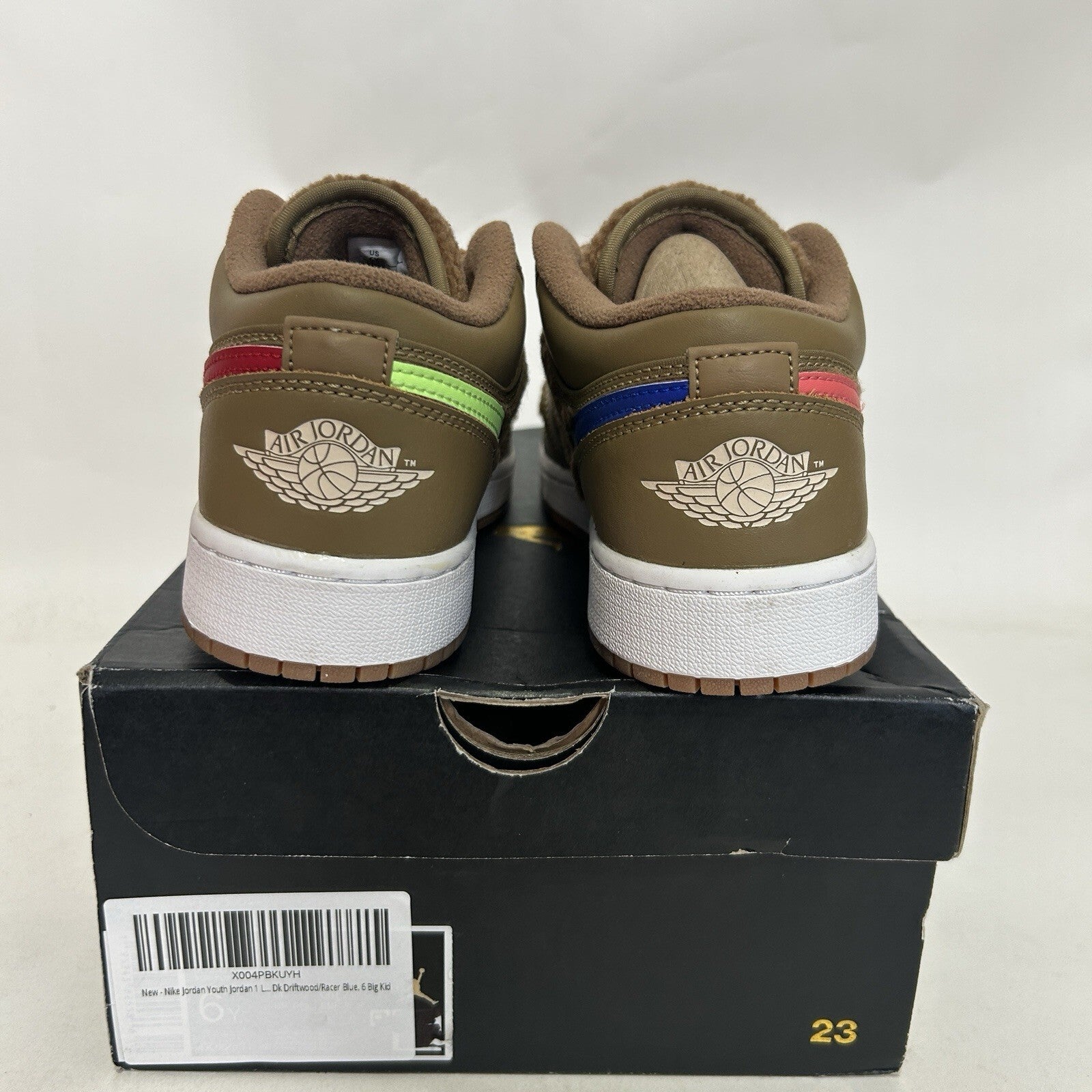 Nike Air Jordan 1 Low Utility GS “Teddy Bear” 2021  DO2233-264 6Y/Women’s 7.5