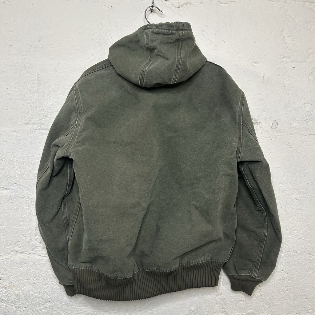 Vintage Carhartt Quilted Active Jacket “Army Green” J130 ARG Men’s Medium