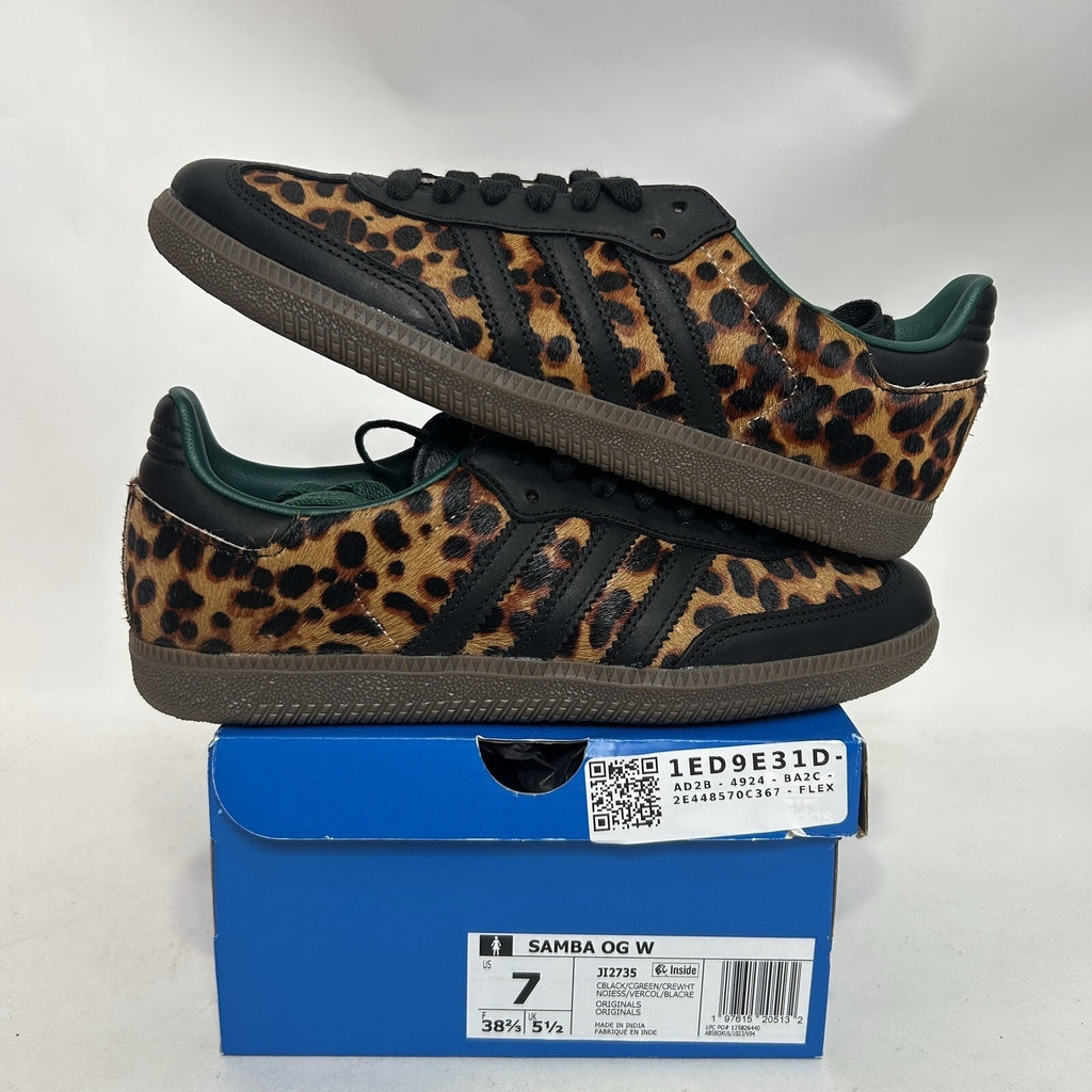 Adidas Samba OG Cheetah Pack - “Collegiate Green” JI2735 Women’s 7 New
