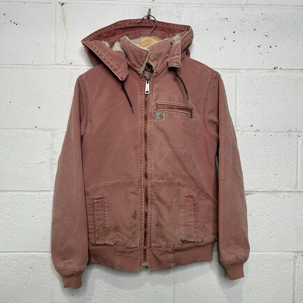 Carhartt Sherpa-Lined Wildwood Jacket “Dried Pink Rose 100815-680 Women’s Small